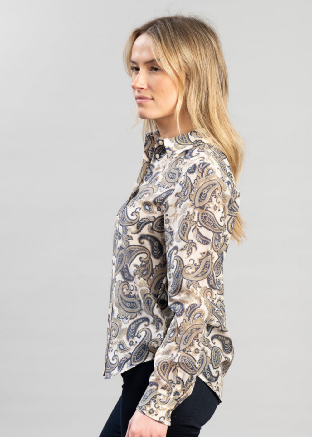 Paisley Cotton Silk Shirt
