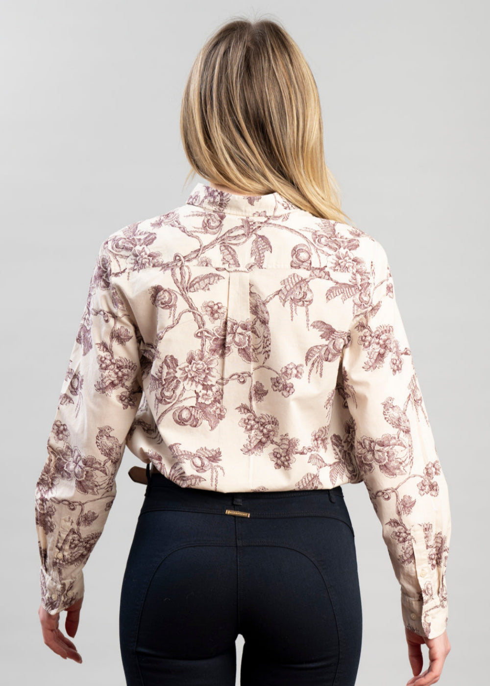 Tree Print Cotton Voile Shirt