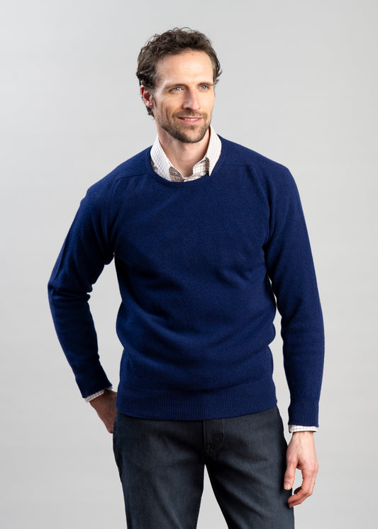 Exclusive Leven 2 Ply Lambswool Crew Neck