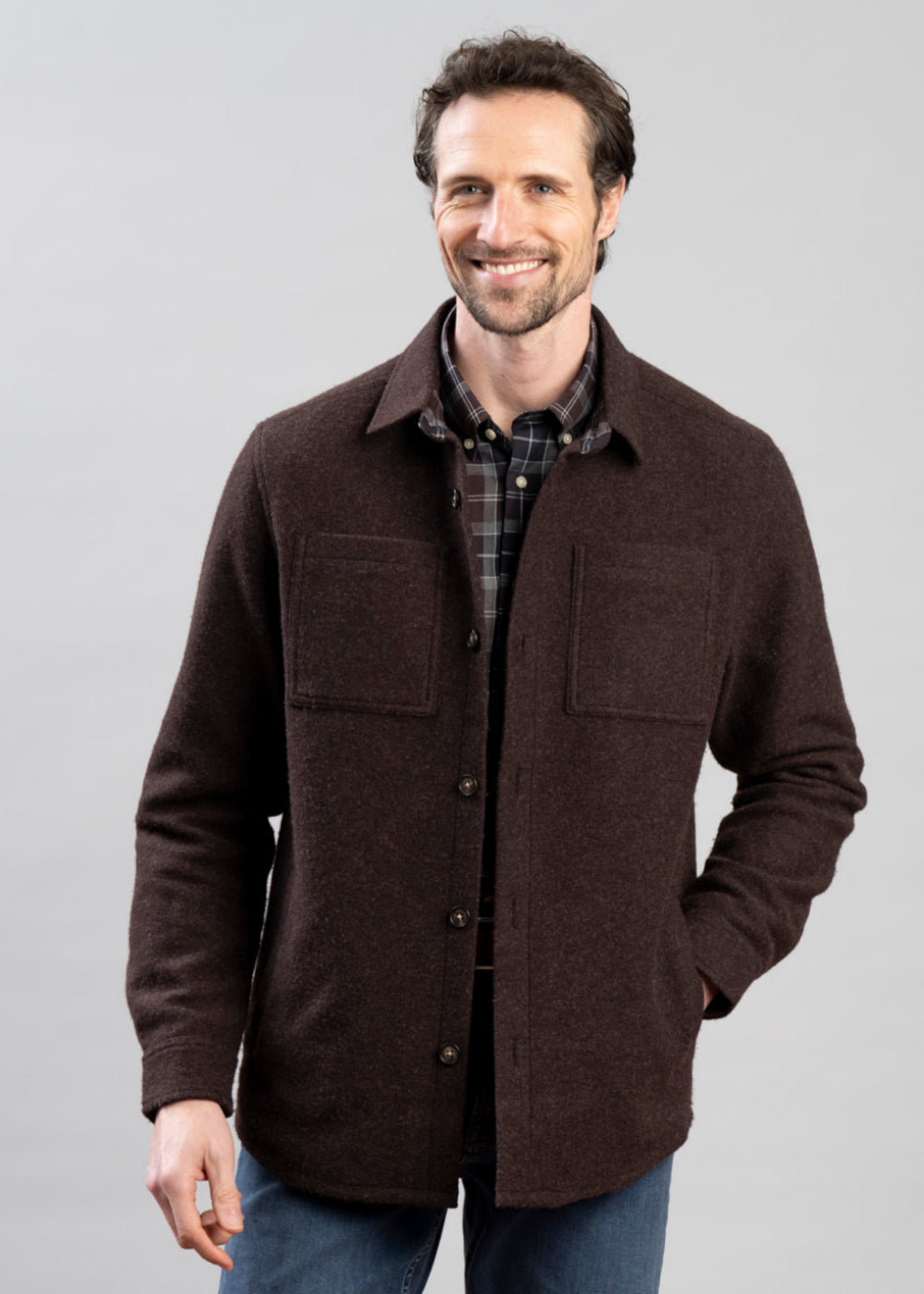 Marlow Tailored Wool Overshirt