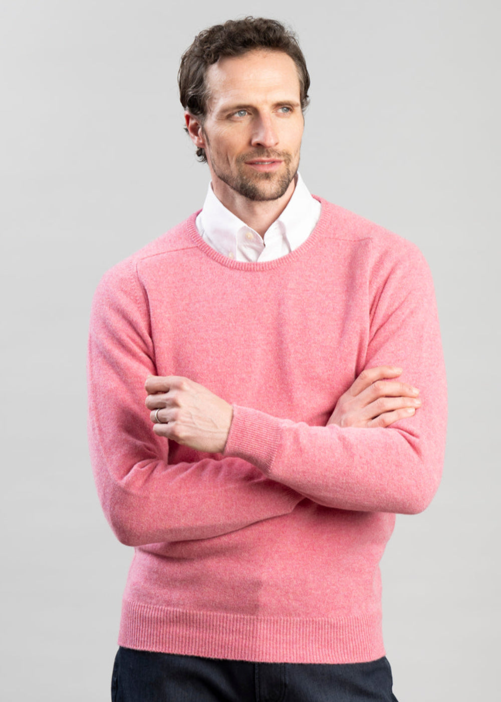 Exclusive Leven 2 Ply Lambswool Crew Neck