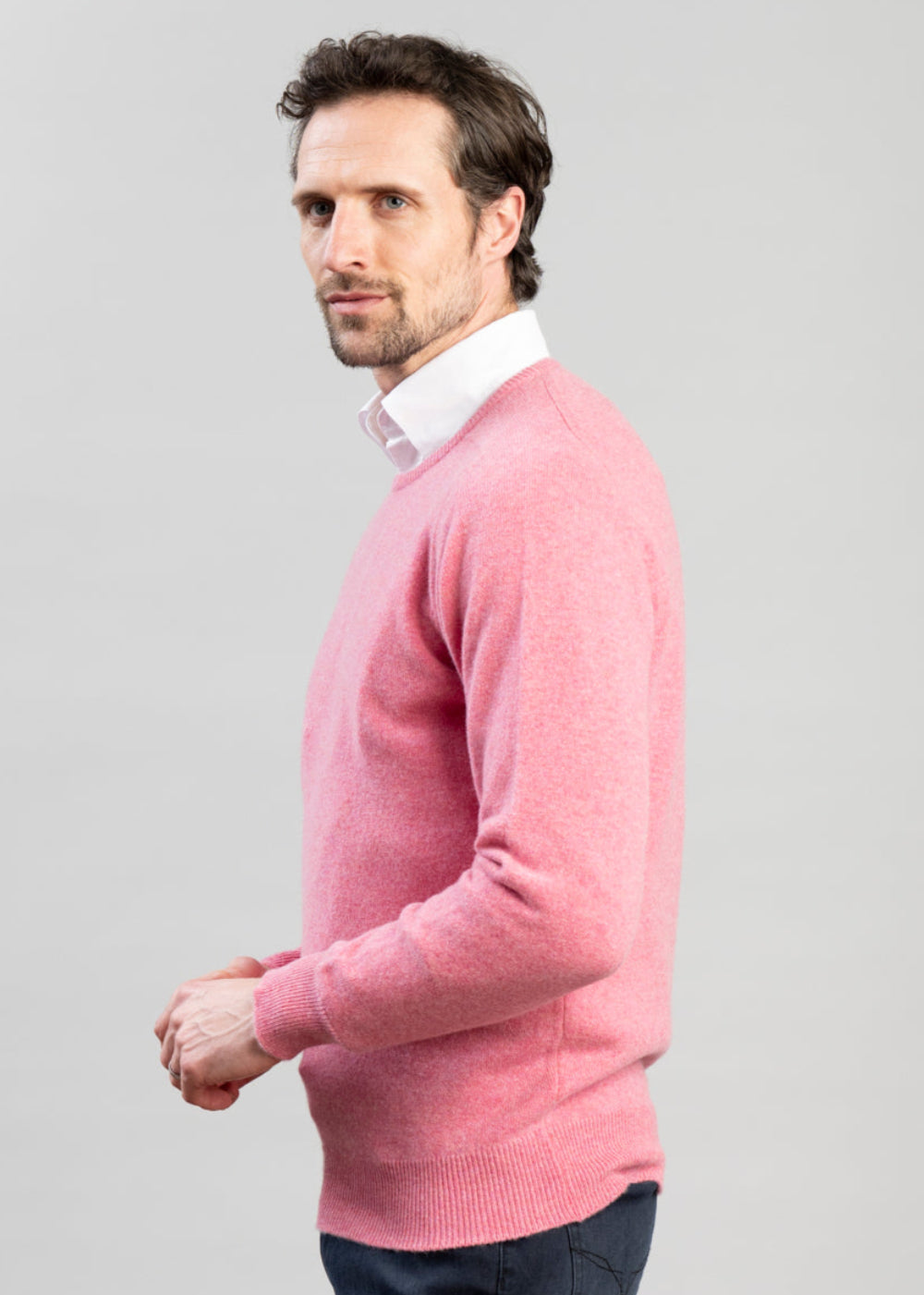 Exclusive Leven 2 Ply Lambswool Crew Neck