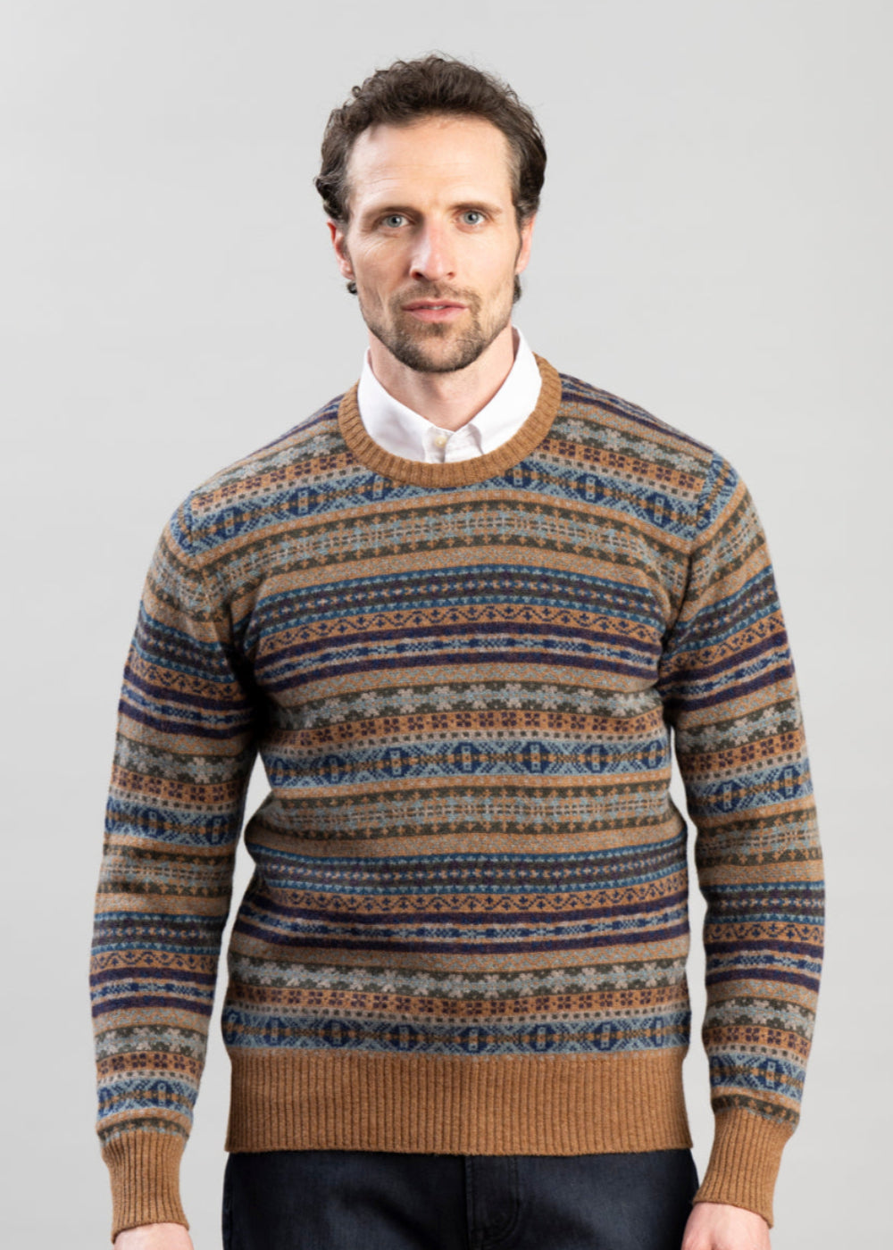 Lambswool Fairisle Crew