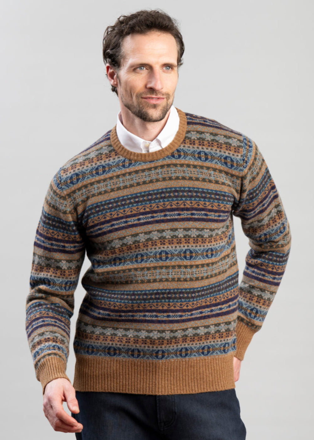 Lambswool Fairisle Crew