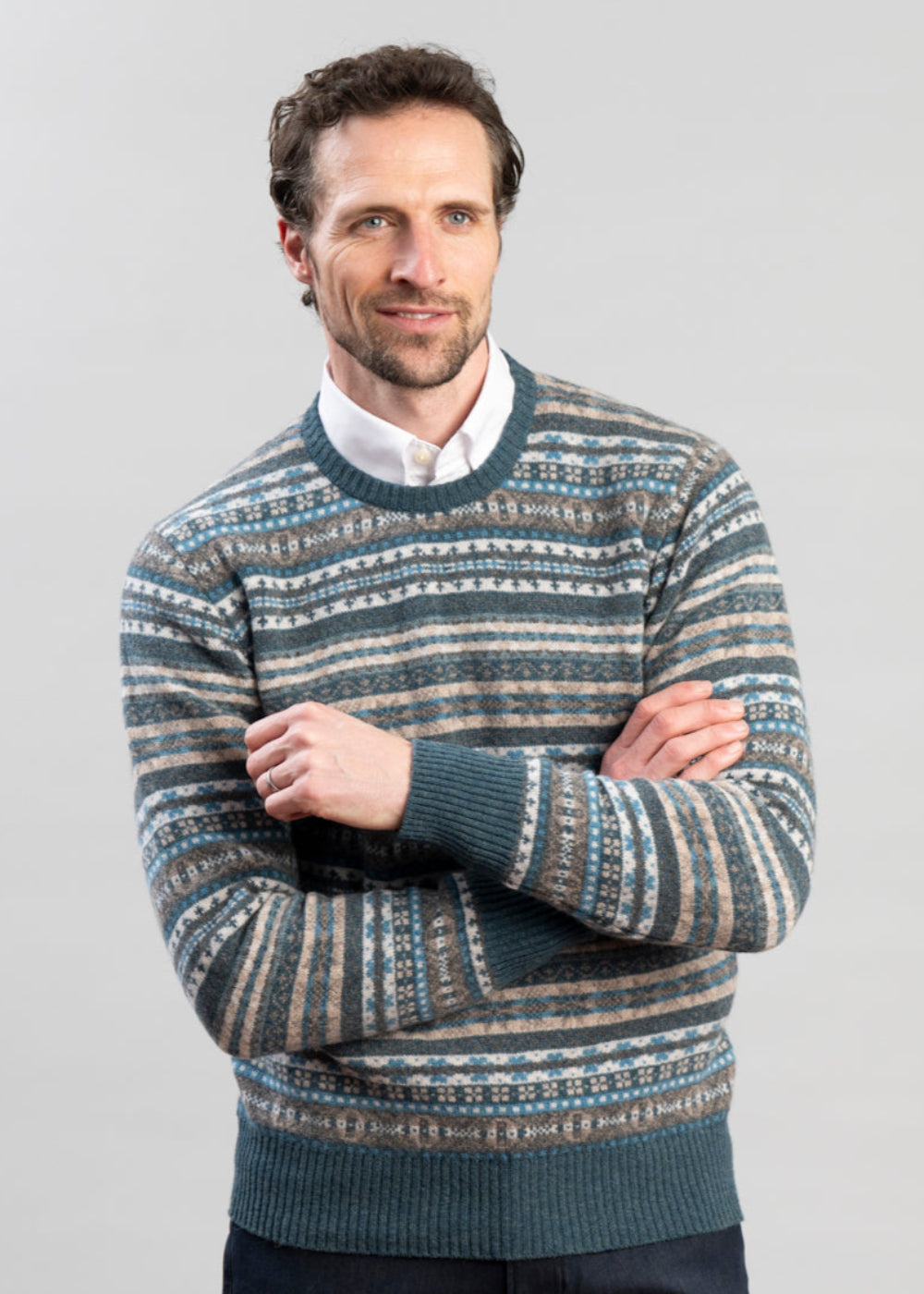 Lambswool Fairisle Crew