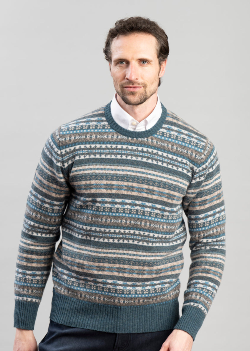 Lambswool Fairisle Crew