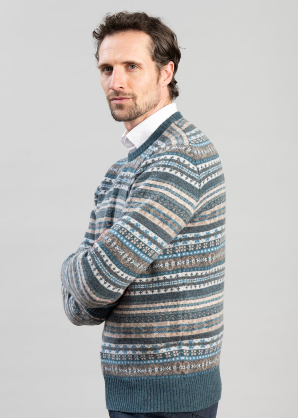 Lambswool Fairisle Crew