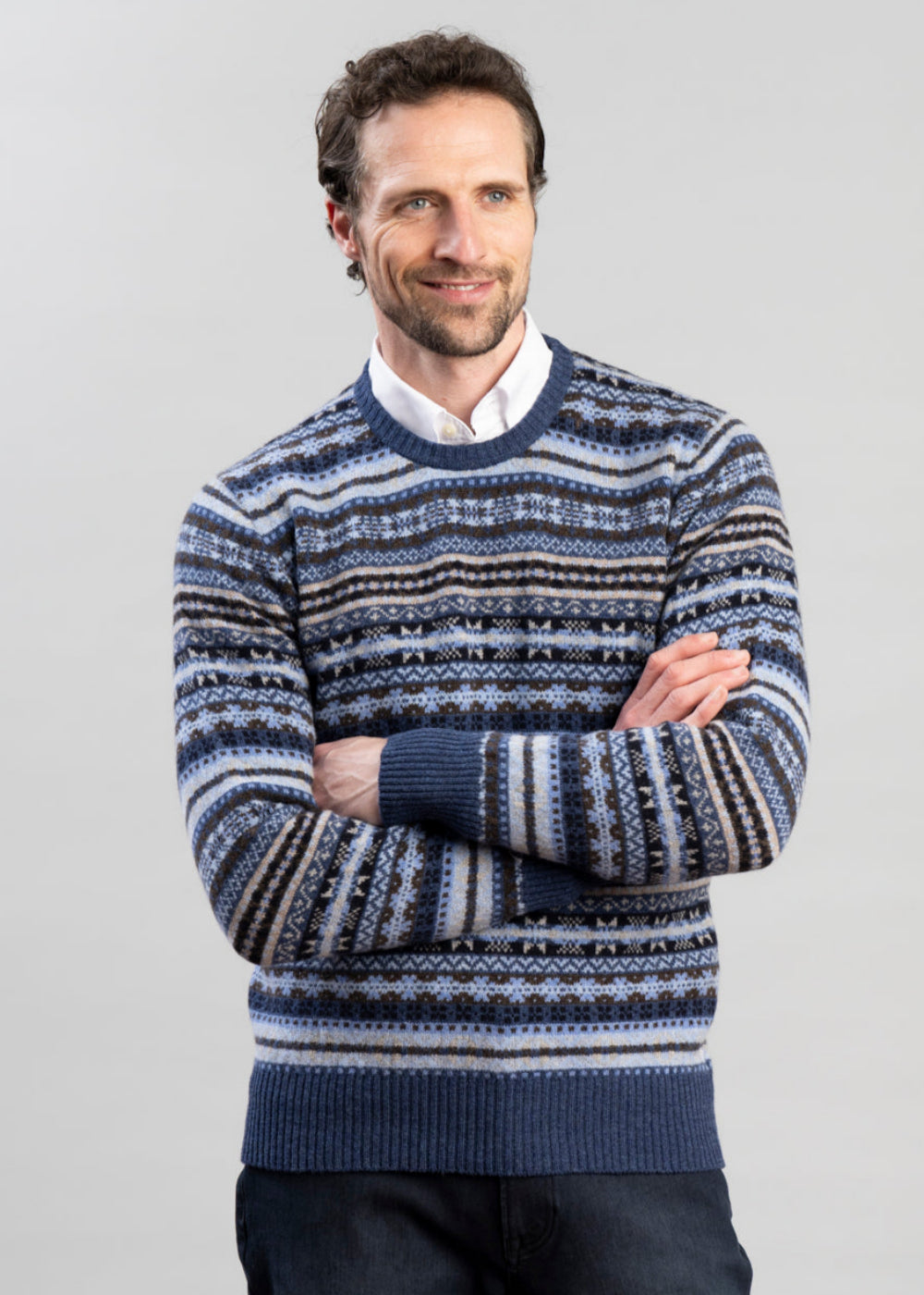 Lambswool Fairisle Crew