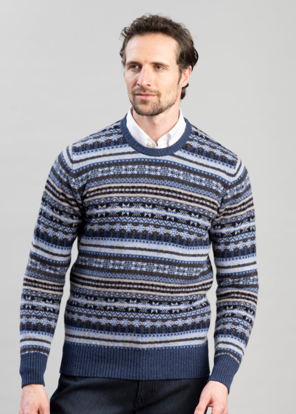 Lambswool Fairisle Crew