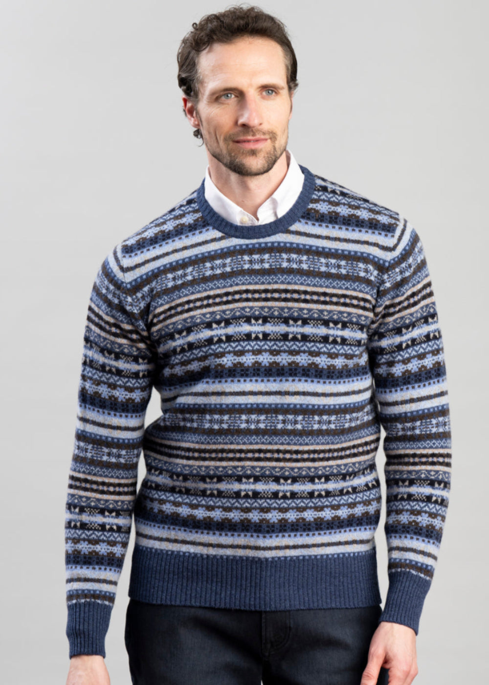 Lambswool Fairisle Crew