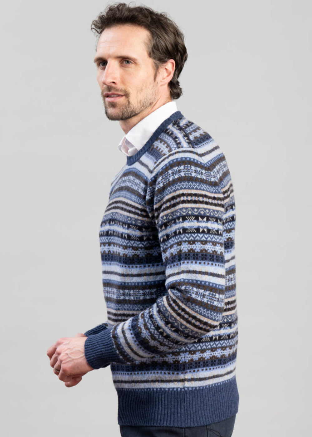 Lambswool Fairisle Crew