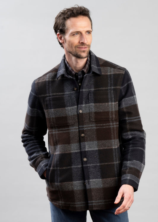 Chapter Tailored Check Overshirt