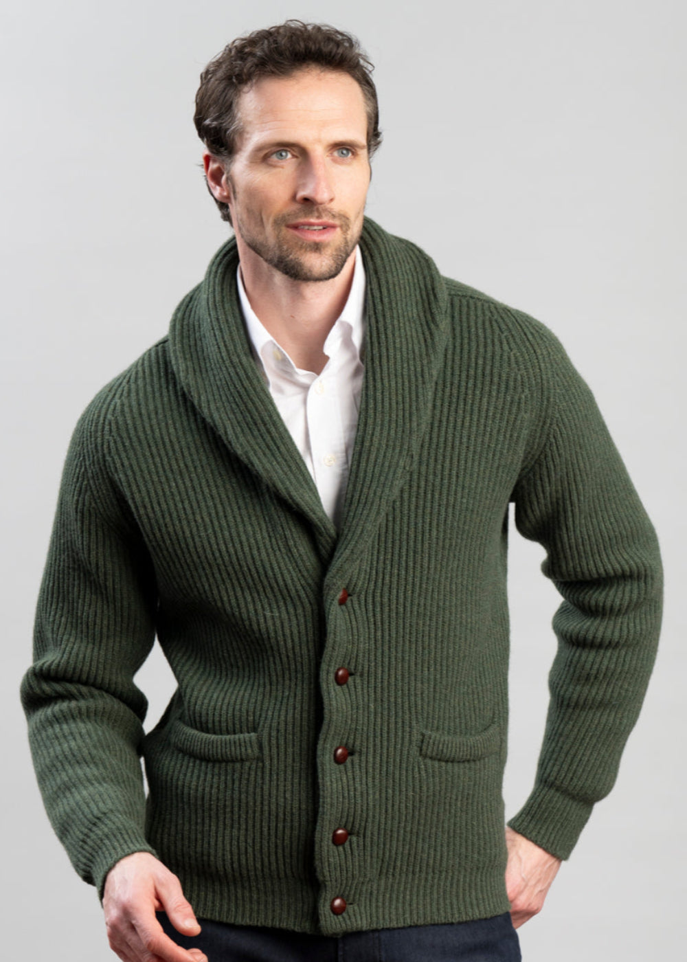 Exclusive Lambswool Windsor Shawl Jacket