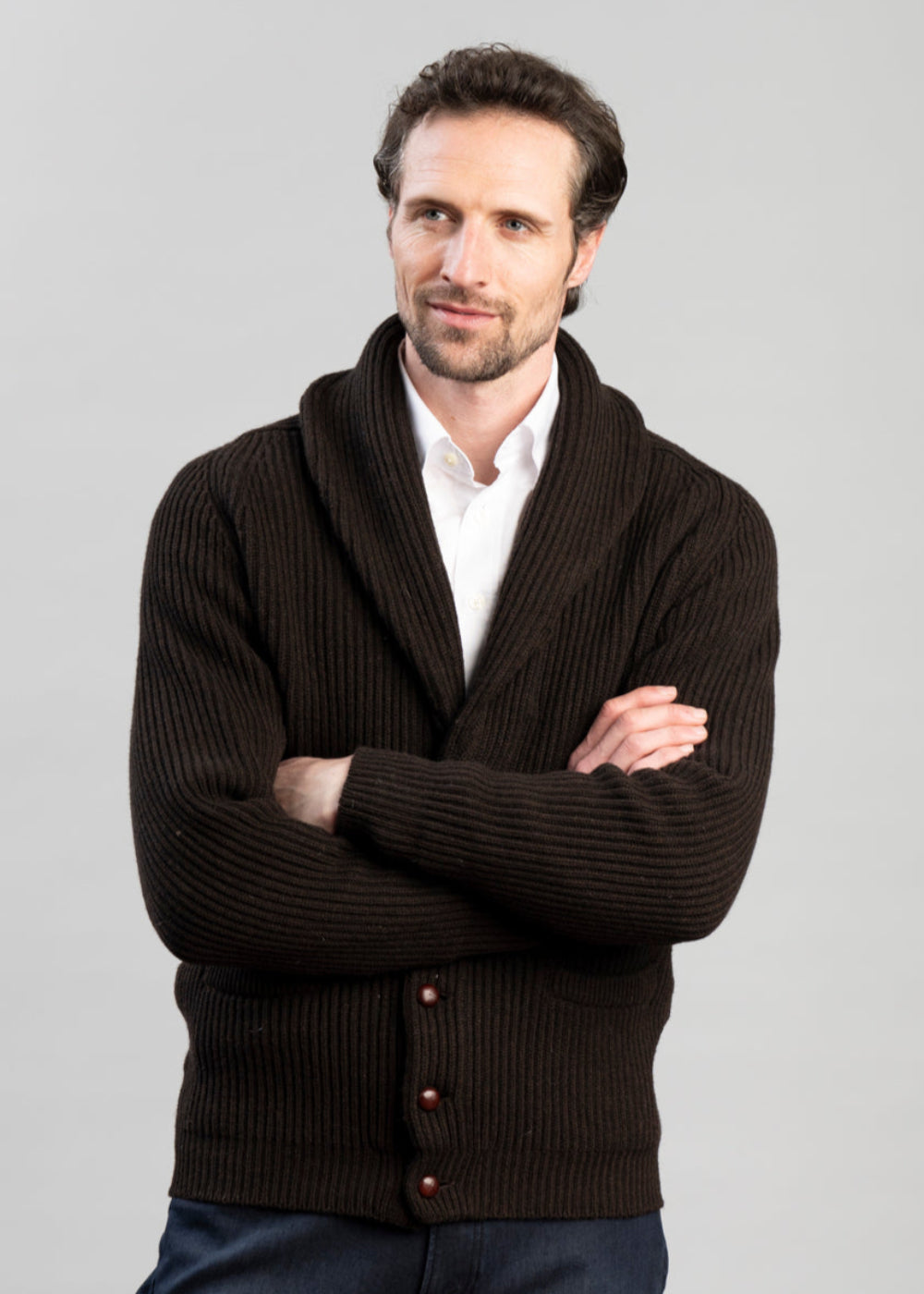 Exclusive Lambswool Windsor Shawl Jacket