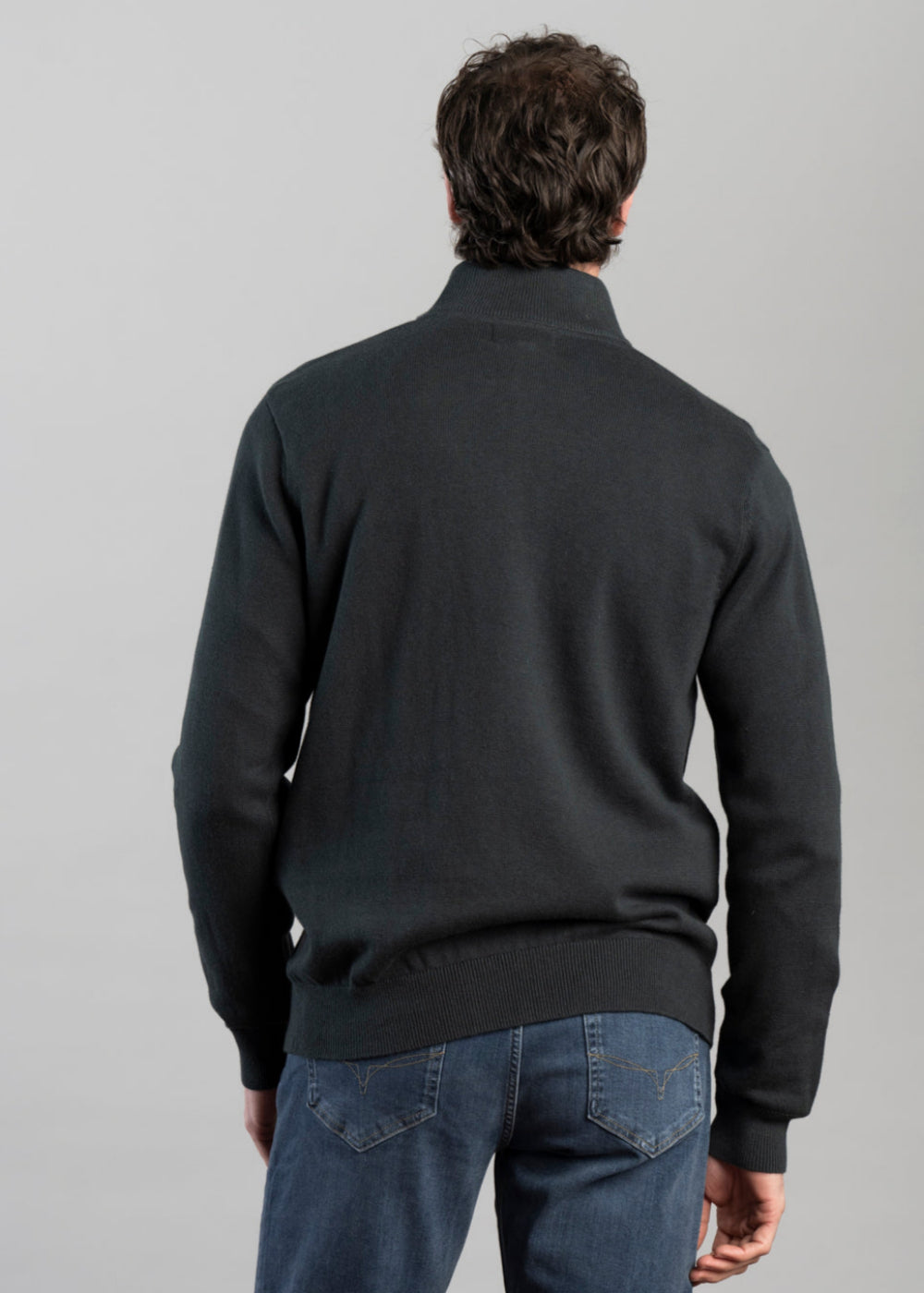 Calton Cotton Cashmere 1/4 Zip Jumper