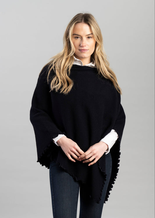 Lindsey Lambswool Poncho