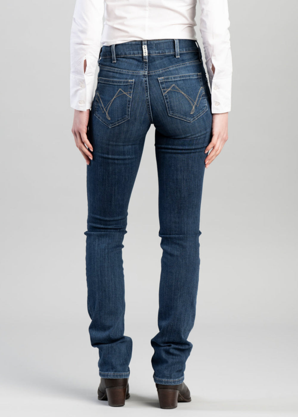 R.E.A.L Perfect Rise Abby Straight Leg Jeans