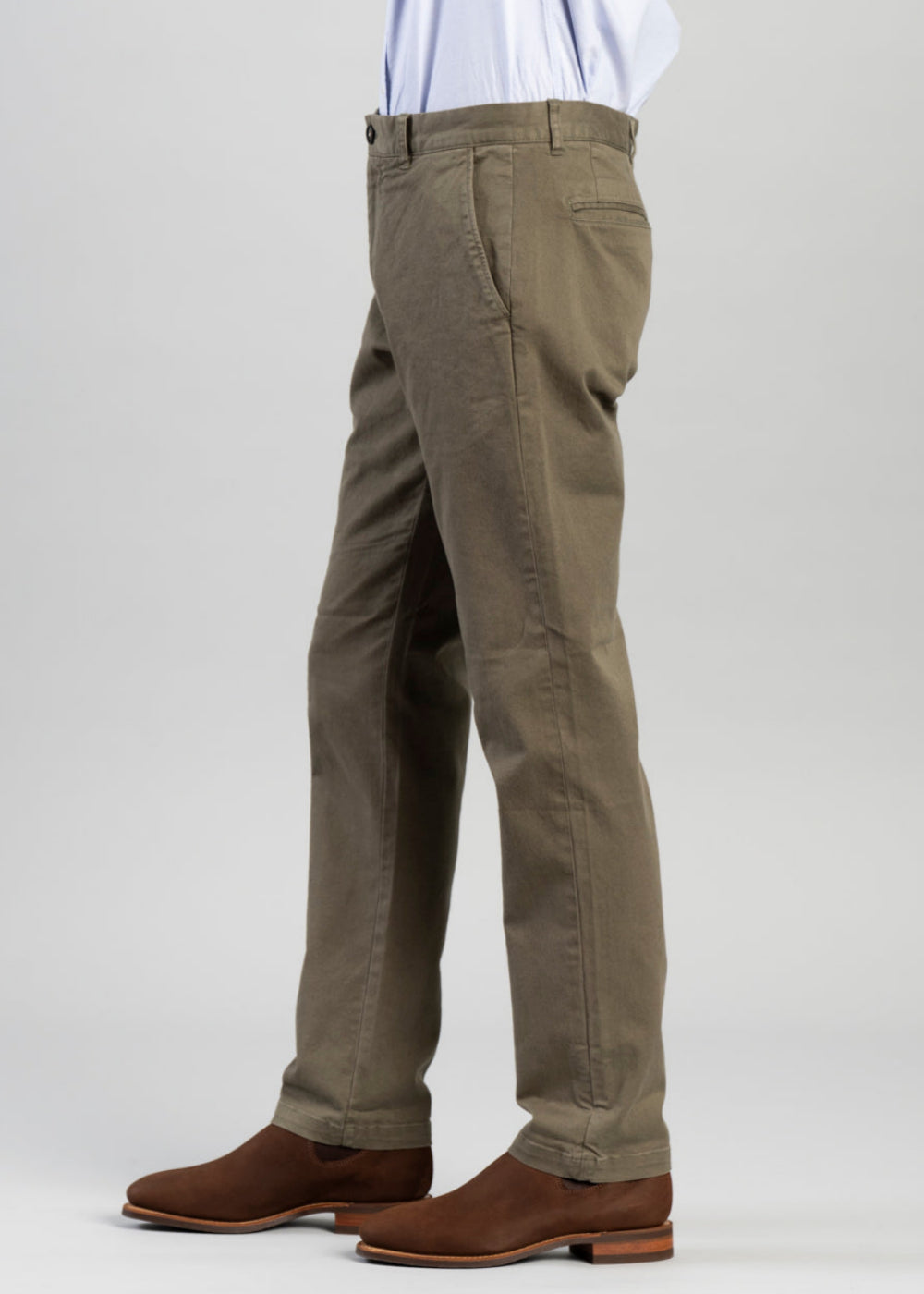 Washed Stretch Twill Trousers
