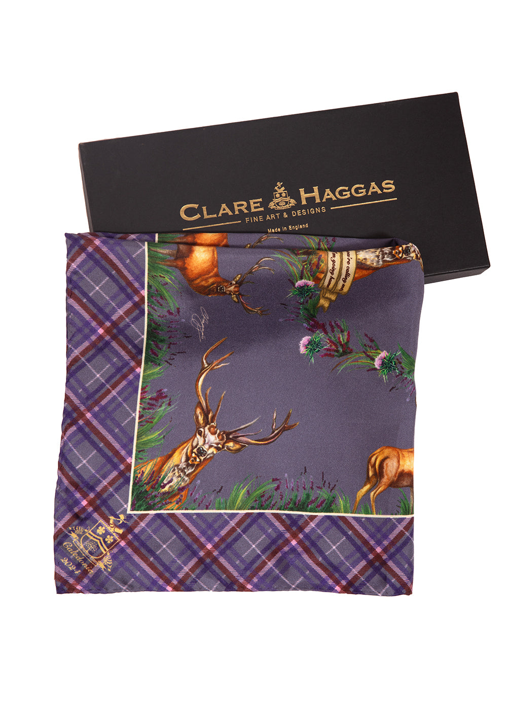 Caledonia Medium Silk Scarf