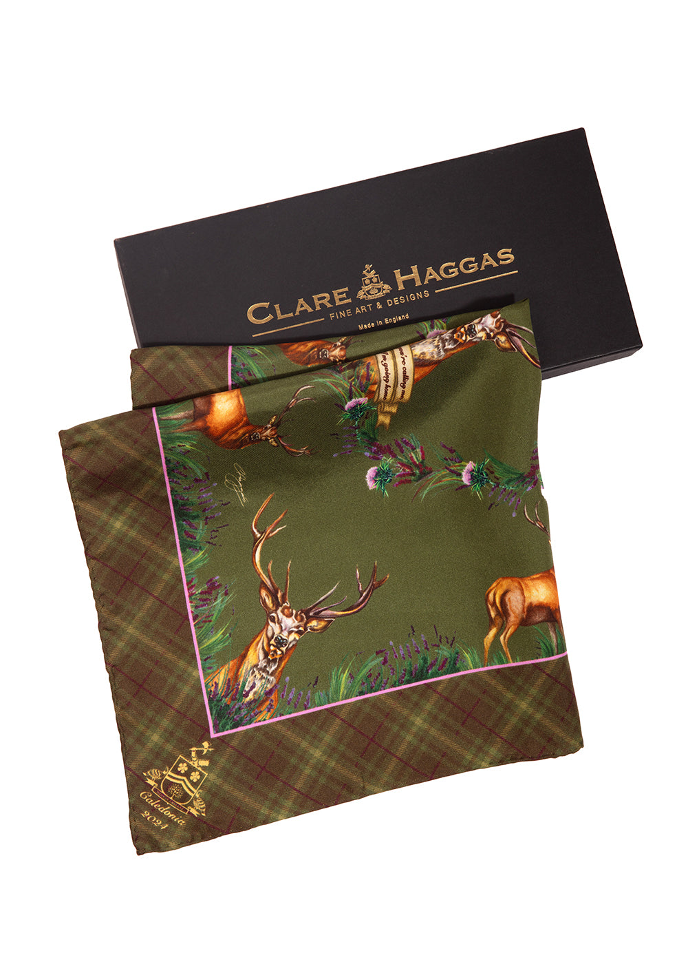 Caledonia Medium Silk Scarf