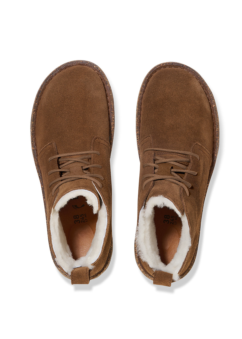 Uppsala Mid Shearling Suede Leather Boots