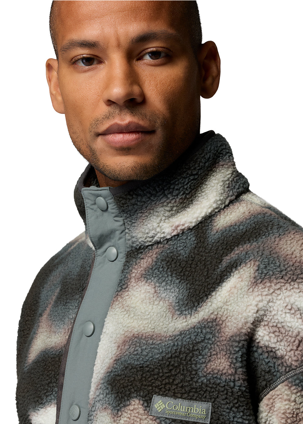 Helvetia II Printed Half Snap Fleece
