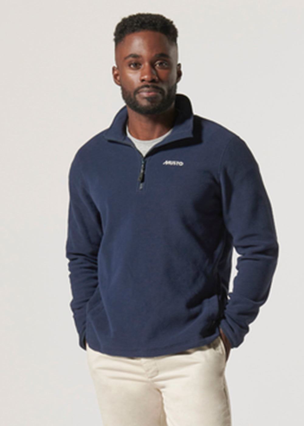 Musto Snug Fleece – Navy – Humes Outfitters - Main Image