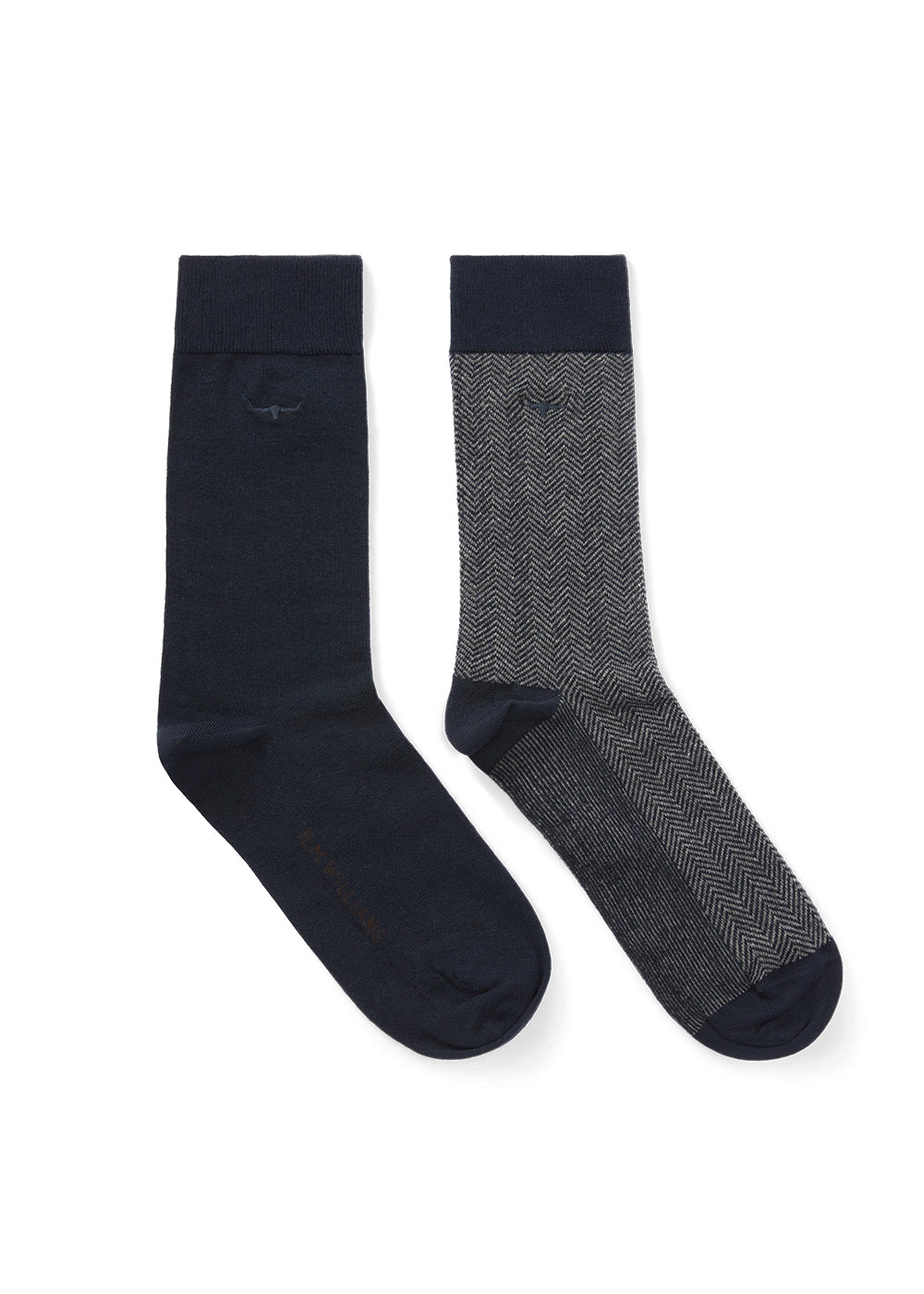 Nelson Herringbone Socks 2 Pack