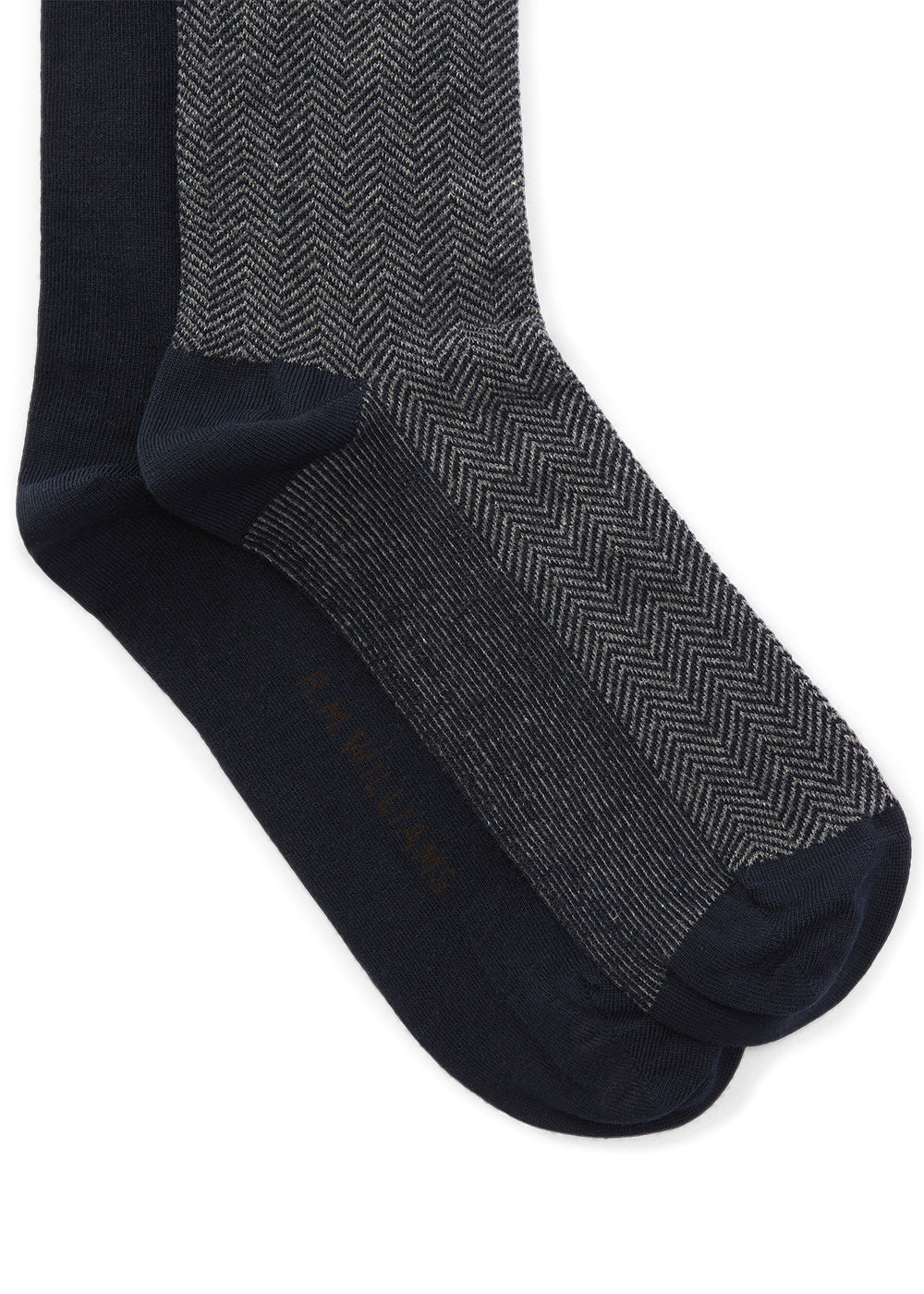 Nelson Herringbone Socks 2 Pack