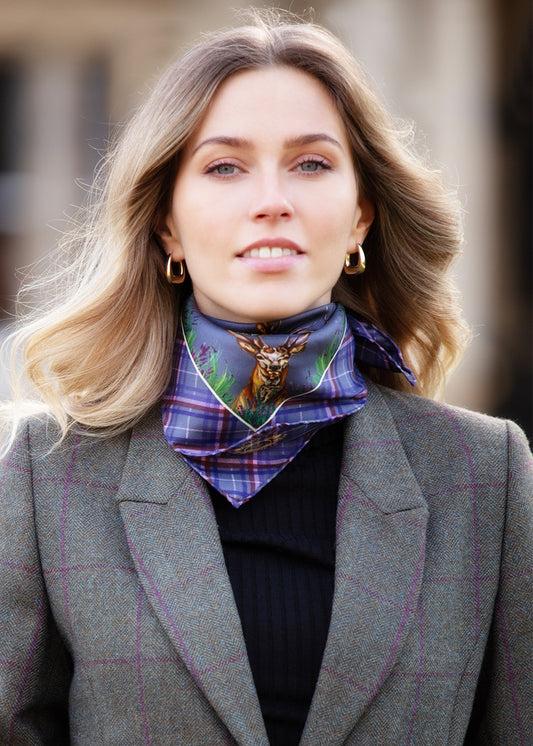 Caledonia Medium Silk Scarf