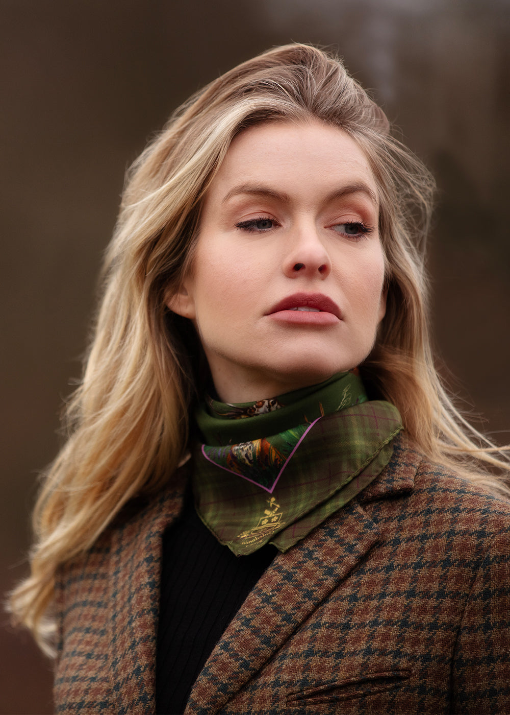 Caledonia Medium Silk Scarf