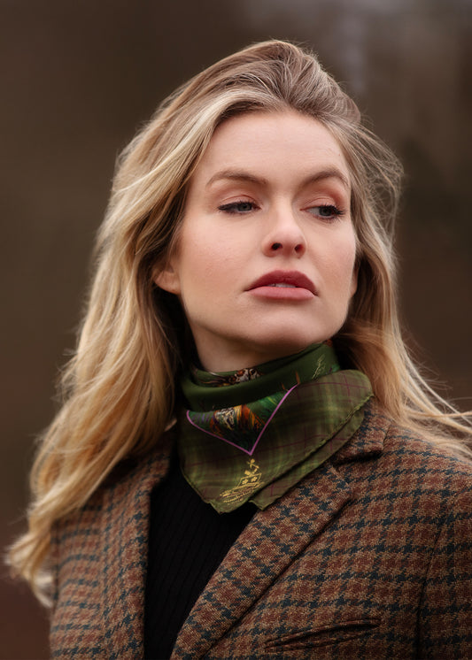Caledonia Medium Silk Scarf