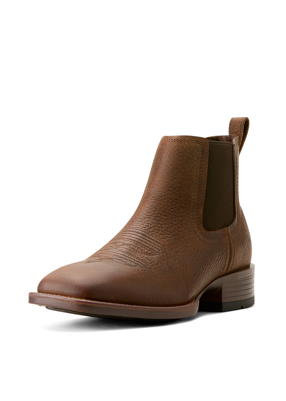 Booker Chelsea Wide Square Toe Western Boots
