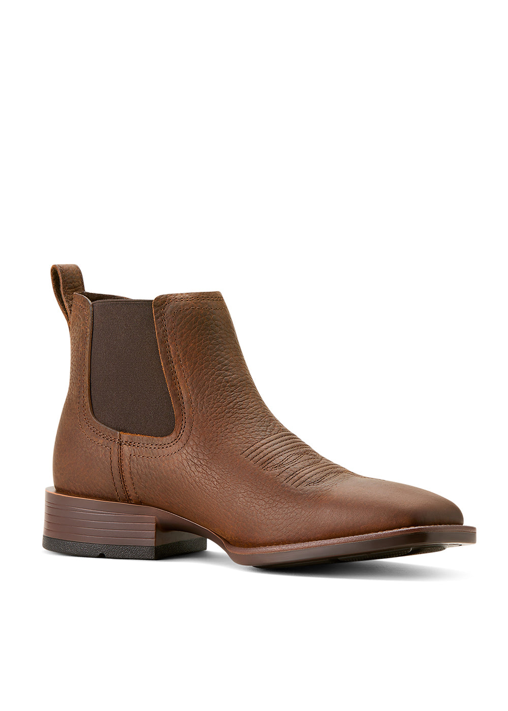 Booker Chelsea Wide Square Toe Western Boots