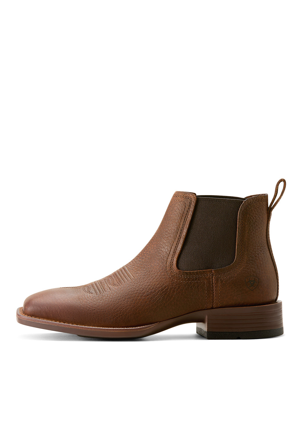 Booker Chelsea Wide Square Toe Western Boots