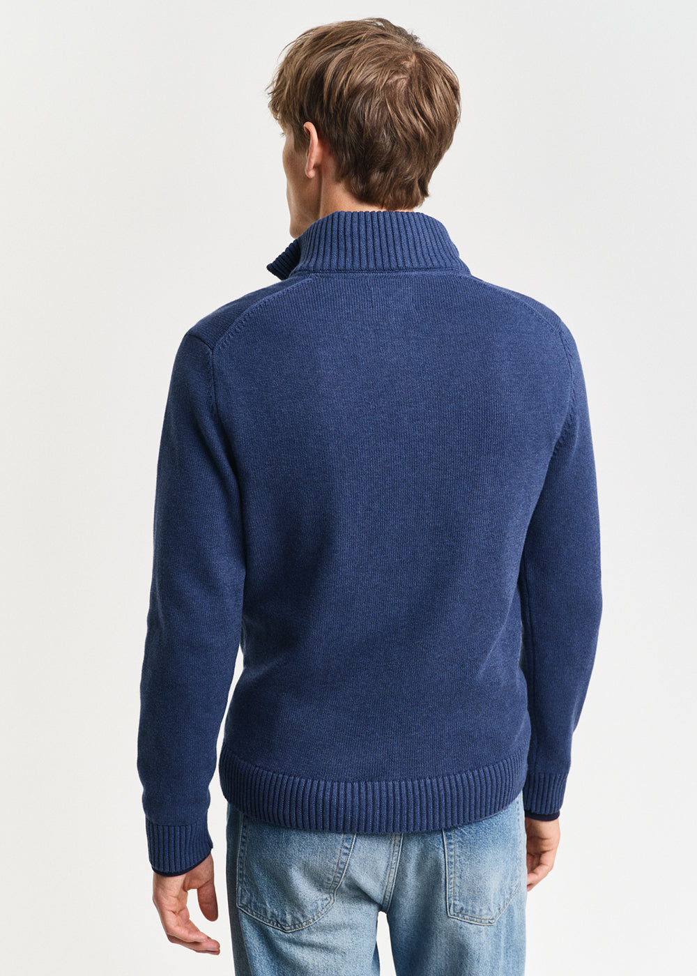 Casual Cotton Half Zip