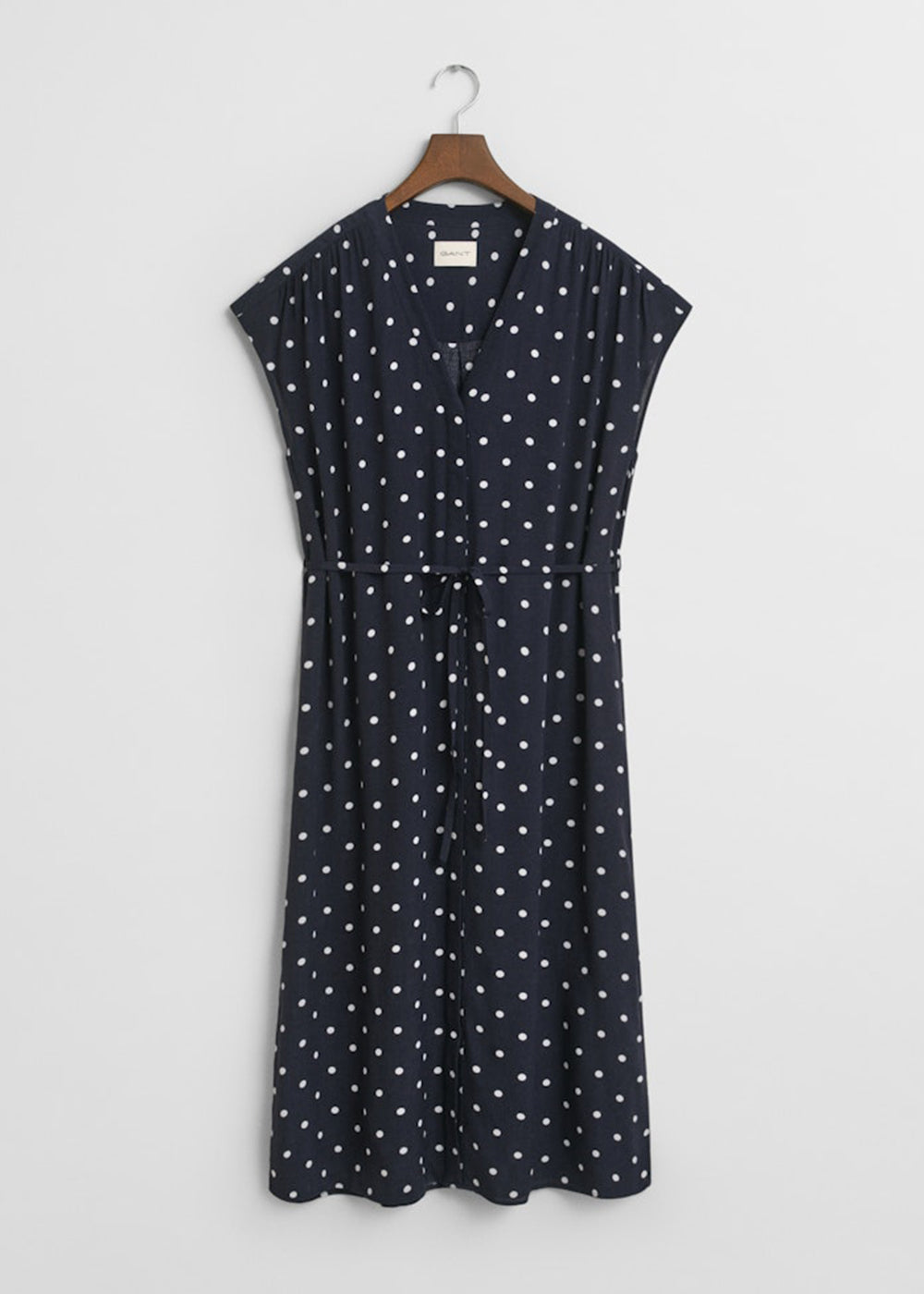 Dot Print Caftan Dress