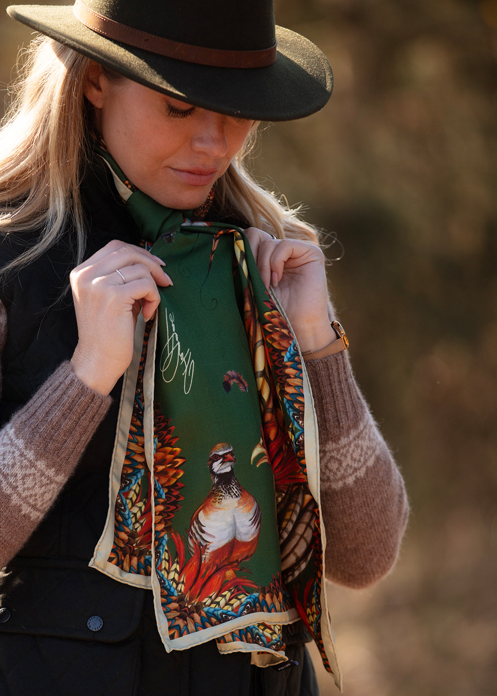 Heads or Tails Classic Silk Scarf