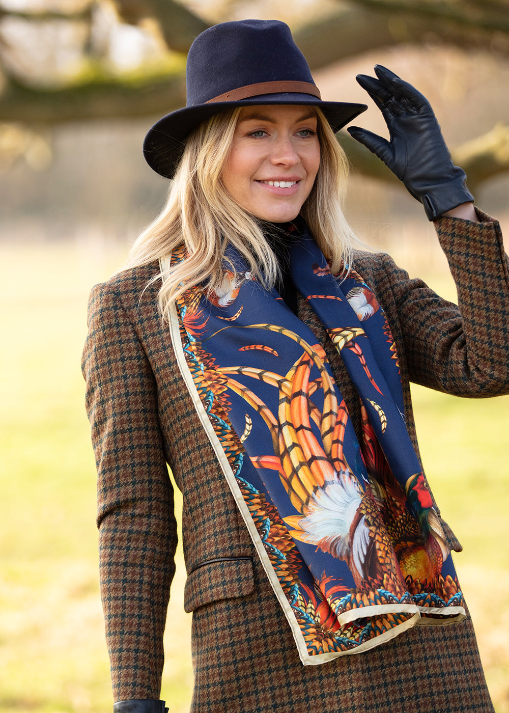 Heads or Tails Classic Silk Scarf