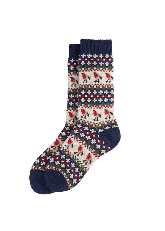 Robin Fairisle Socks