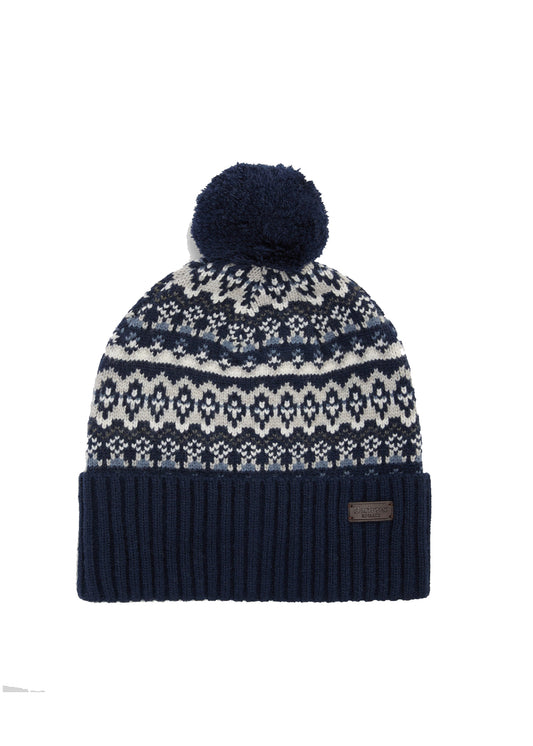Marlow Fair Isle Pom Beanie