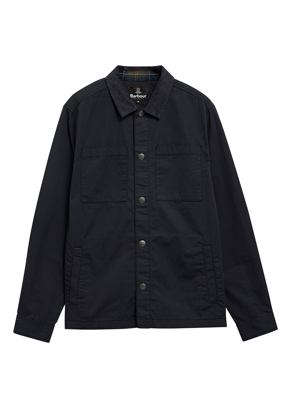 Cord Collar Twill Overshirt
