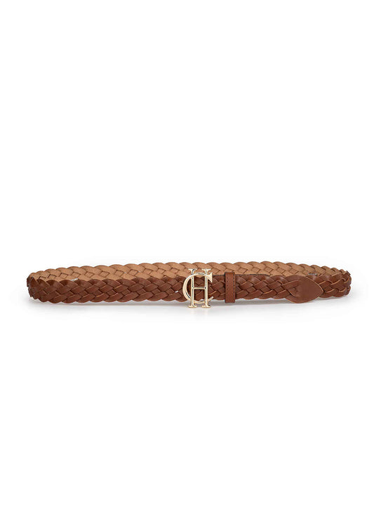 Plaited Slim Belt