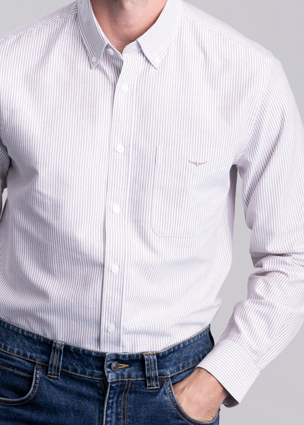 Regular Oxford Stripe Shirt