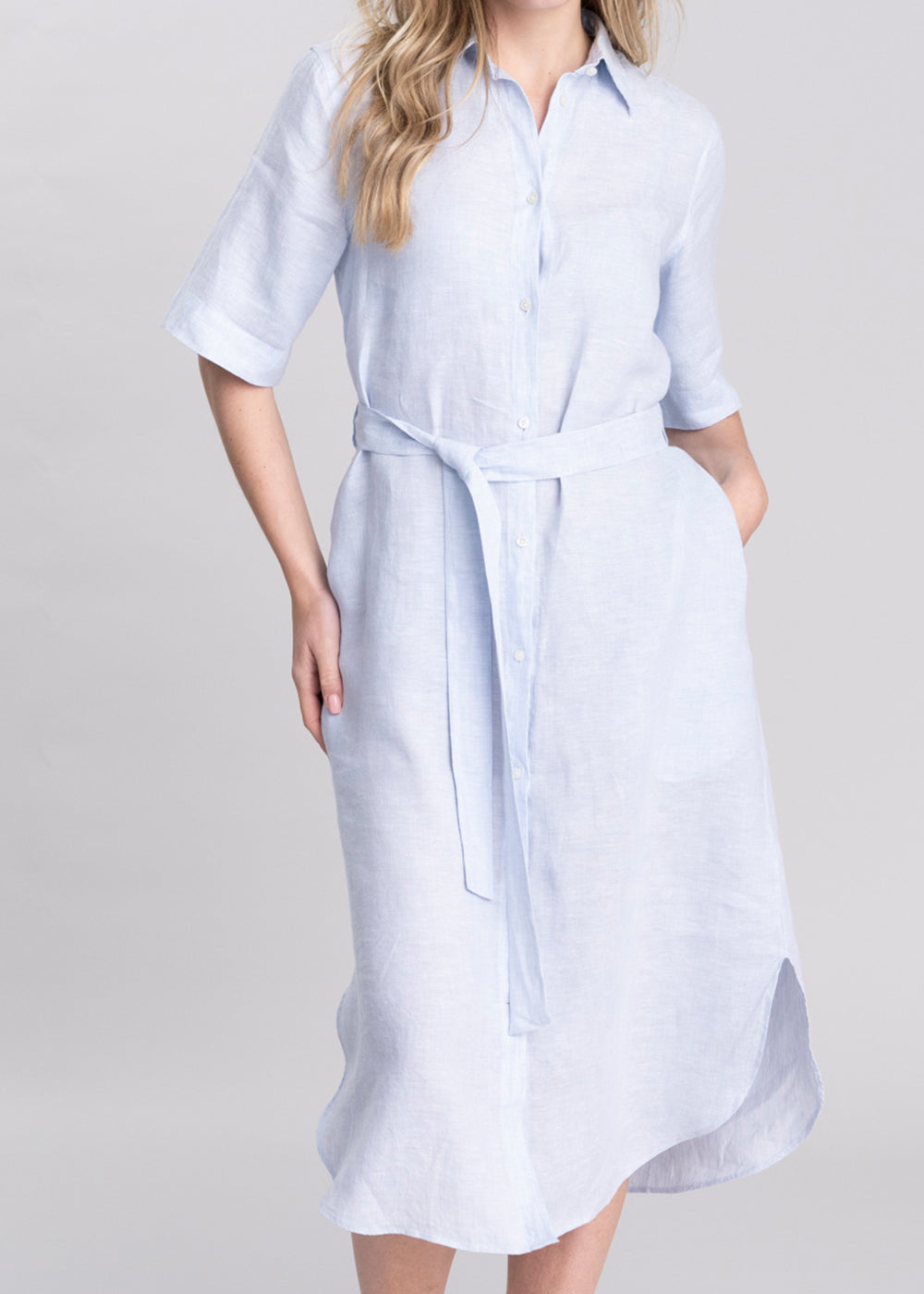Linen Shirt Dress