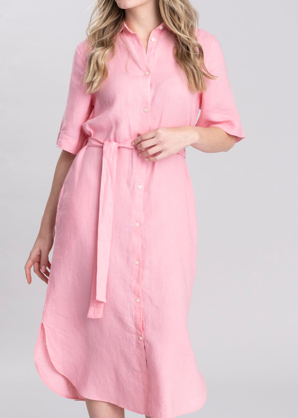Linen Shirt Dress