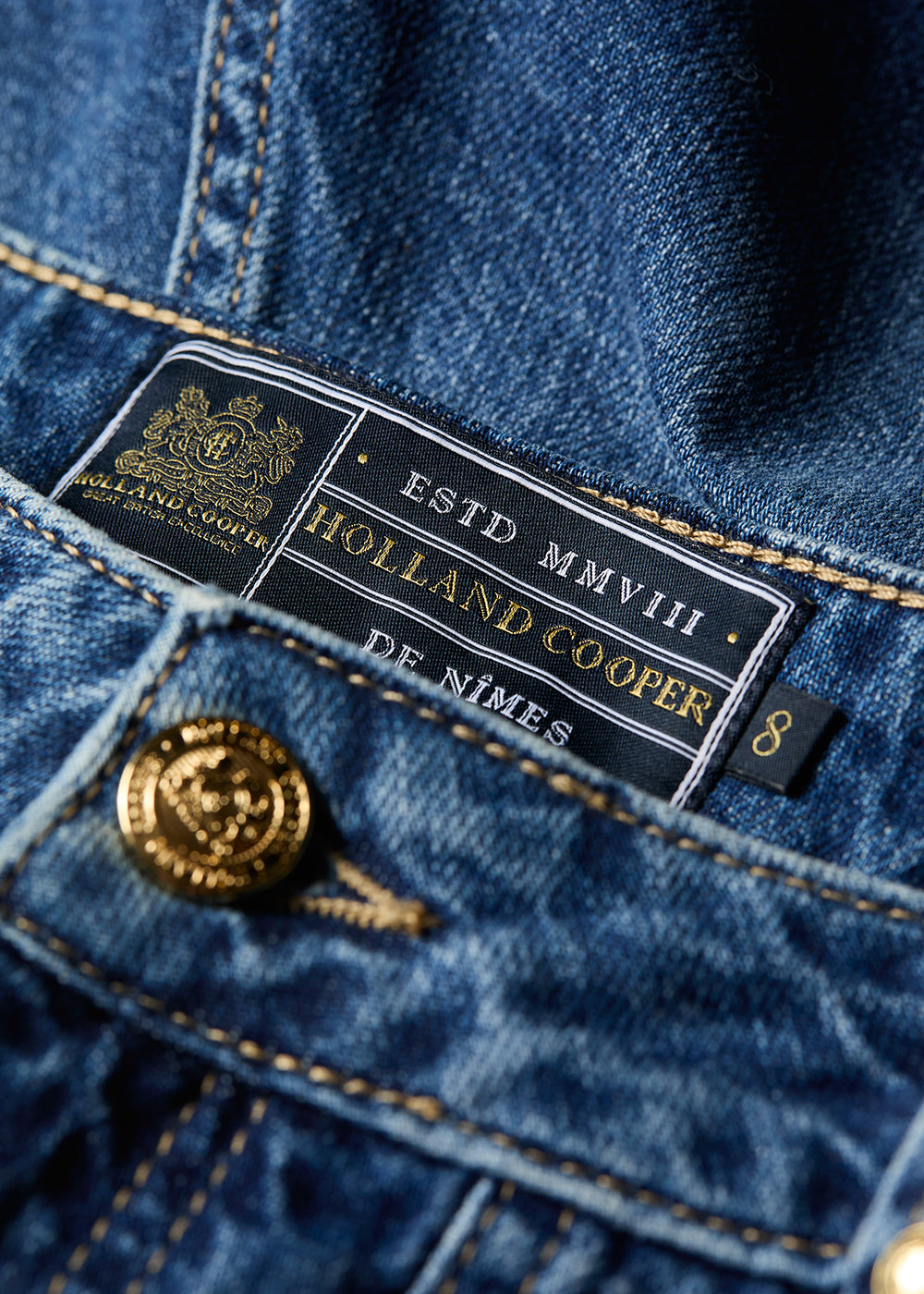 Utility Denim Shorts