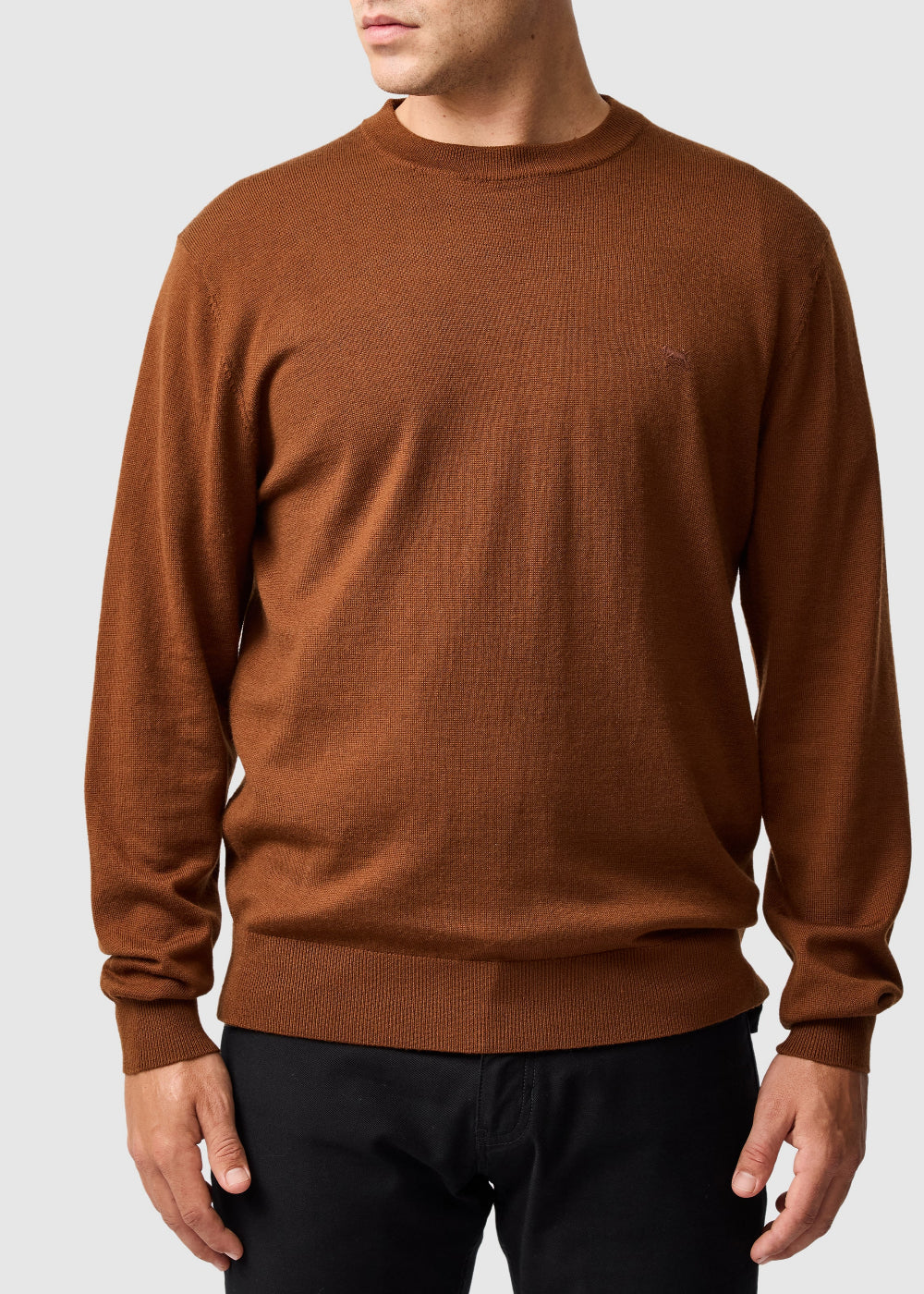 Rodd & Gunn York Bay Sweater – Tobacco – Humes Outfitters