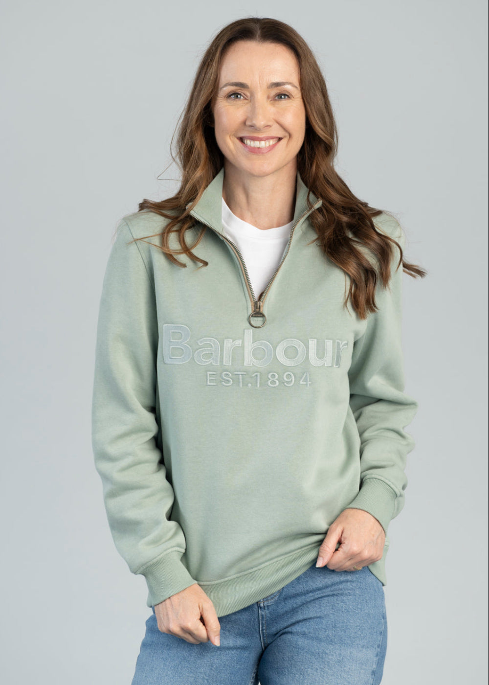 Cynthia Half Zip Sweatshirt