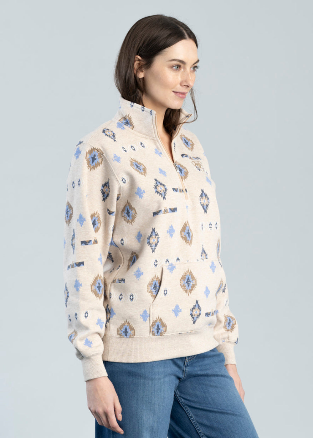 Sapphire 1/2 Zip Sweatshirt